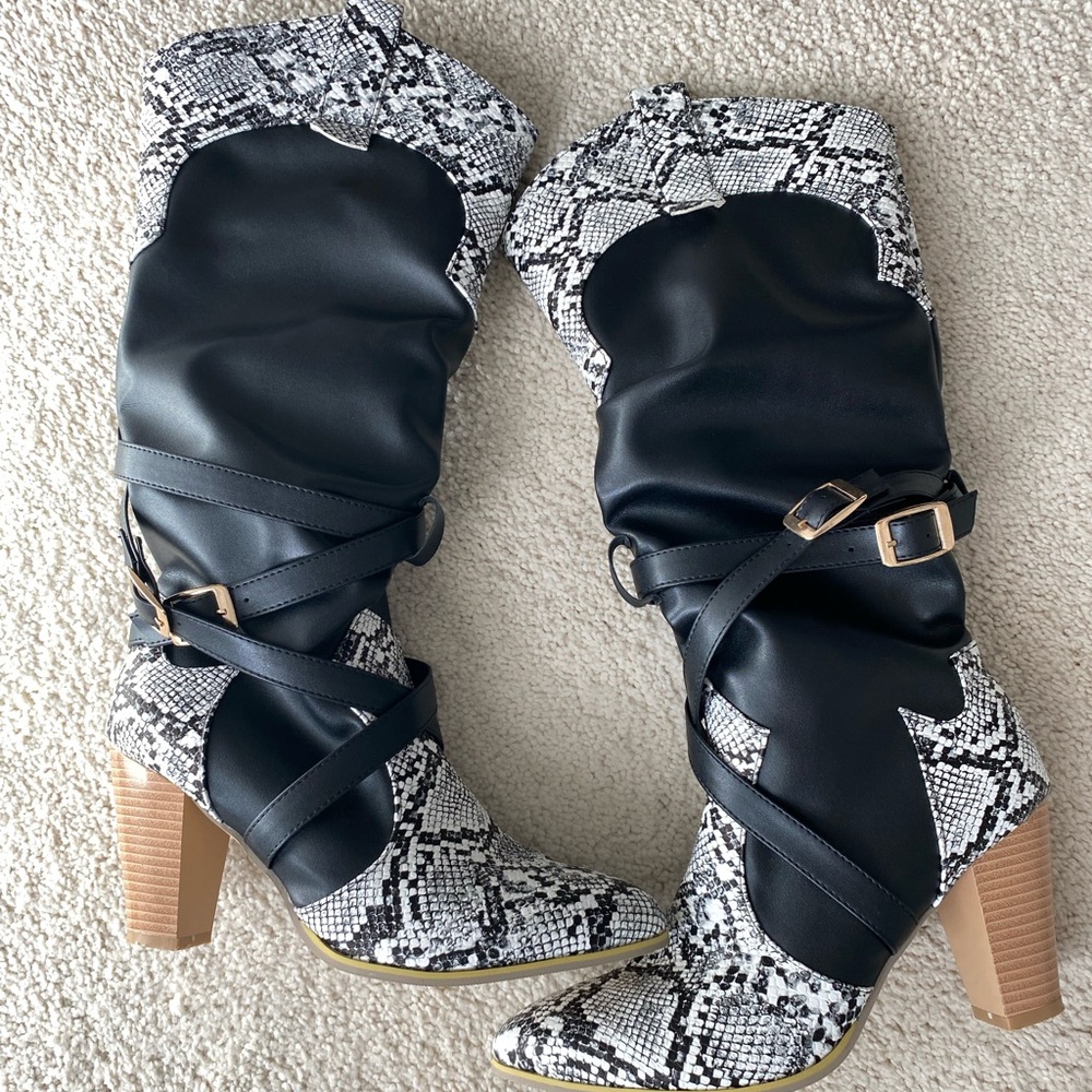 3” heeled boots